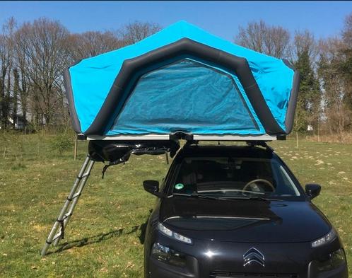 Tente de toit Fjordsen air xl bleue, Caravans en Kamperen, Tenten, tot en met 5, Zo goed als nieuw