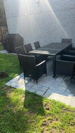 Tafel met stoelen en kussens, Tuin en Terras, Tuinsets en Loungesets, Ophalen of Verzenden, Zo goed als nieuw