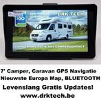 7' Camper, Vrachtwagen GPS Heel Eu Map, Vast Zonnescherm.BT, Caravans en Kamperen, Nieuw