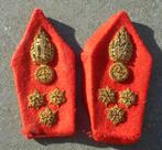 RIJKSWACHT / GENDARMERIE - PAIRE DE GRADES OFFICIER, Verzenden, Rijkswacht, Embleem of Badge