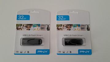 PNY usb 2.0 flash drive 32GB, Informatique & Logiciels, Clés USB, Enlèvement, Neuf, PNY, 32 GB