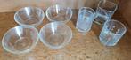 Lot verres, Verzamelen, Glas en Drinkglazen, Ophalen, Zo goed als nieuw
