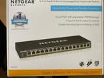 Switch Netgear GS316P  Unmanaged 1Gbs   PoE switch  16 poort, Computers en Software, Ophalen of Verzenden, Nieuw