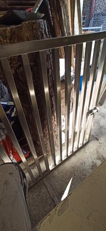 Porte barrière en inox., Enlèvement, Comme neuf
