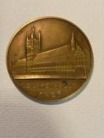 Medaille Lakenhalle in Ieper, Postzegels en Munten, Ophalen of Verzenden, Brons
