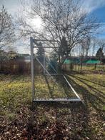 Voetbal goal 2x4 m + corner vlaggen, Enlèvement, Utilisé