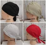 bandana, katoen, zwart, zand, wit of rood, Autre, Ophalen of Verzenden, Nieuw