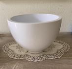 Cache pot en faïence - blanc, Maison & Meubles, Accessoires pour la Maison | Vases, Comme neuf, Autres matériaux, Moins de 50 cm