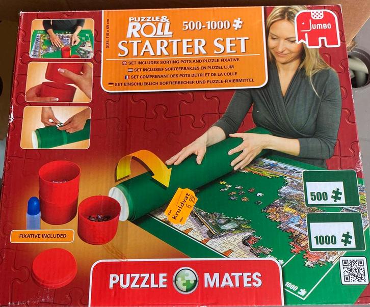 Puzzle Mates Puzzle & Roll Starter Set, Hobby en Vrije tijd, Denksport en Puzzels, Zo goed als nieuw, Overige typen, Ophalen