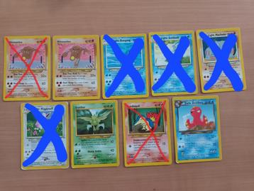 Pokémon Neo Destiny set (februari 2002) beschikbaar voor biedingen
