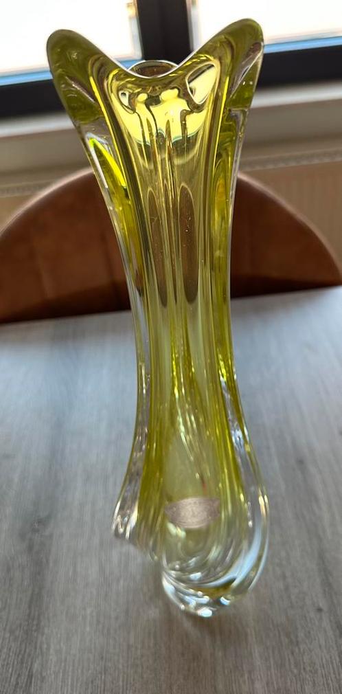 Prachtige kristallen vaas van Val Saint-Lambert, Antiek en Kunst, Antiek | Glaswerk en Kristal, Ophalen of Verzenden