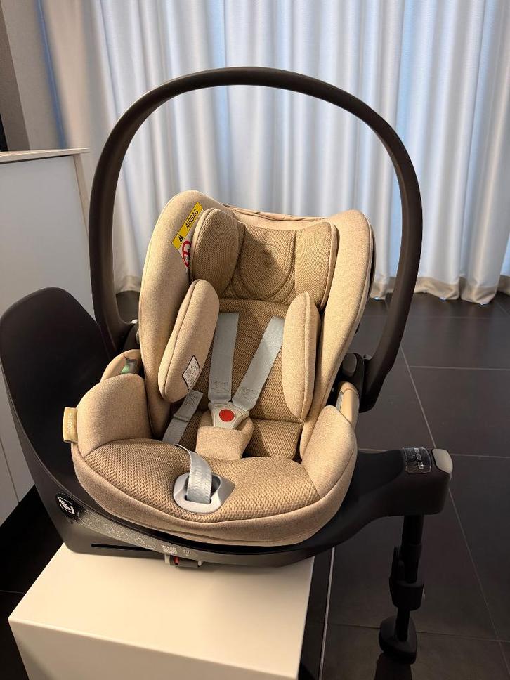 Cybex Cloud T i-Size (Couleur : beige douillet ), Enfants & Bébés, Sièges auto, Comme neuf, Maxi-Cosi, 0 à 13 kg, Ceinture de sécurité ou Isofix