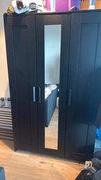 IKEA Brimnes Kledingkast met 3 deuren, zwart, 117x190 cm, Enlèvement, Comme neuf