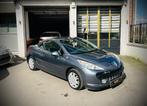 Peugeot 207 CC 1.6 HDi-pakket!!! WINTERPROMO!!!, Auto's, Peugeot, Zwart, 4 cilinders, Cabriolet, Leder