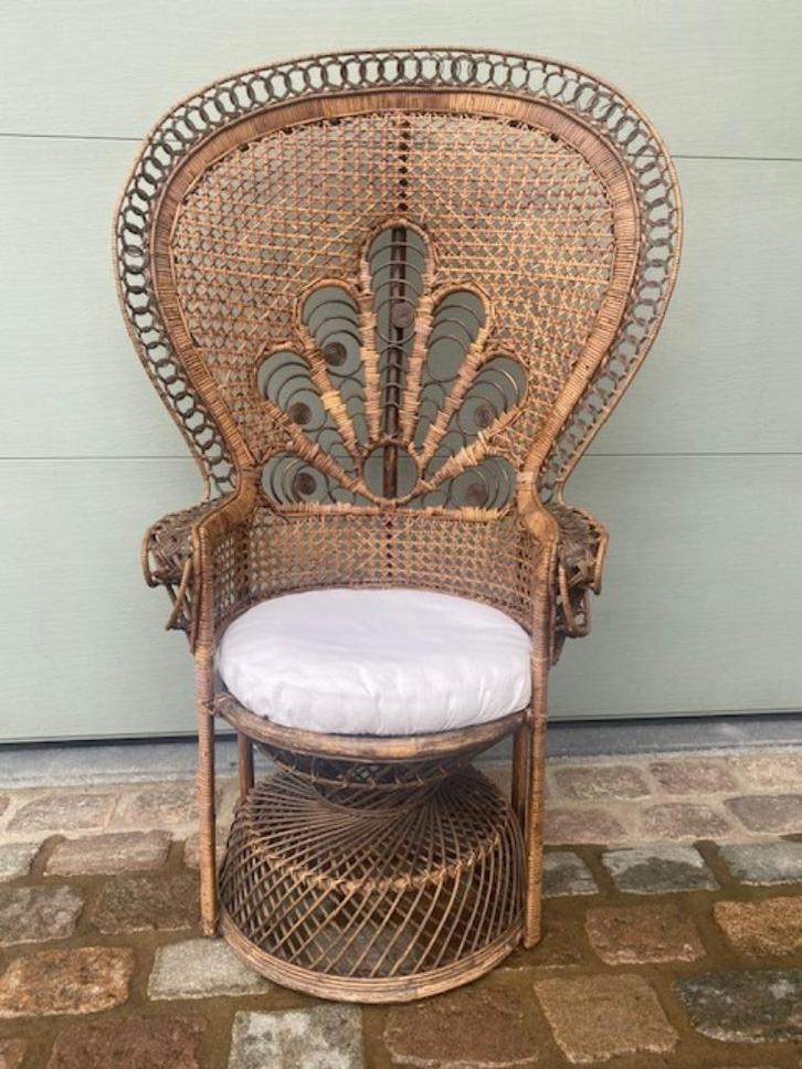 Pauwenstoel, Antiek en Kunst, Antiek | Meubels | Stoelen en Sofa's, Ophalen