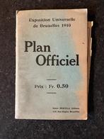 Plan van de universele tentoonstelling Brussel 1910, Verzenden, 1800 tot 2000