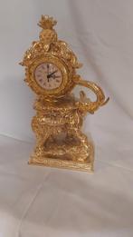 Goudkleurige klok. Richard Ward Wichester clock, Ophalen of Verzenden