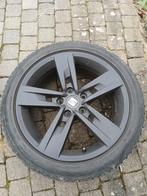 17 inch velgen Seat Leon FR met winterbanden, Ophalen, Gebruikt, Velg(en), 17 inch