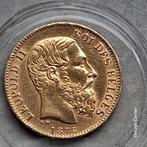 20 Frank Leopold Ii 1875 goud, Verzenden, Goud