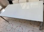 Mooie Glazen eettafel - zeer goede staat, Huis en Inrichting, Tafels | Eettafels, Ophalen, 50 tot 100 cm, Zo goed als nieuw, Vijf personen of meer