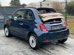 Fiat 500C * 1.0 hybride * Seulement 4049 km, Autos, Fiat, 500C, Tissu, 52 kW, Bleu