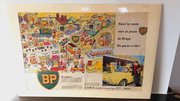 grote vintage reclameposter BP 1968