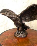 Bronzen adelaar van de kunstgieterij PLEIN, Ophalen, Brons