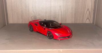 Miniature Ferrari SF90 Stradale – Échelle 1:24 Burago beschikbaar voor biedingen