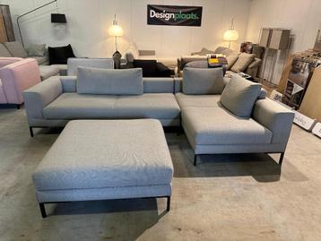 Sur & Plus Modulaire Designbank Grijs – 3-delig + Hocker beschikbaar voor biedingen