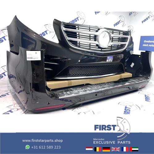 W447 VITO / V KLASSE AMG PAKKET COMPLEET ZWART PDC ORIGINEEL, Auto-onderdelen, Carrosserie, Bumper, Mercedes-Benz, Voor, Achter