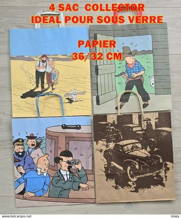 TINTIN - 4 SAC COLLECTOR, Envoi, Tintin, Neuf