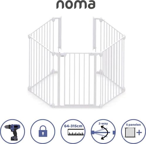 Noma veiligheidshek tot 315cm, Kinderen en Baby's, Traphekjes, Nieuw, Schroefhekje, Metaal of IJzer, 115 cm of meer, Ophalen