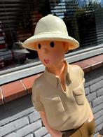 Statue de Tintin Congo, Enlèvement, Tintin, Comme neuf, Statue ou Figurine