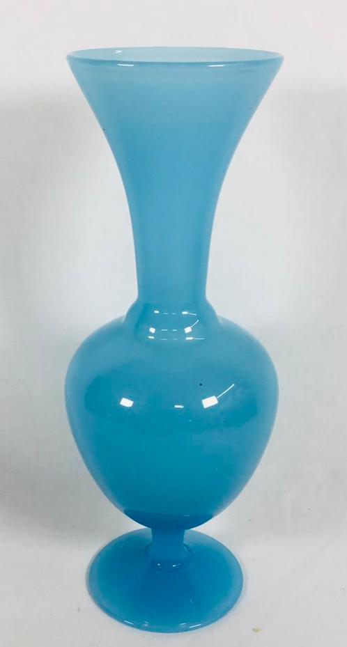 Een design vintage glazen opaline Florentina vaasje, Verzamelen, Retro, Huis en Inrichting, Ophalen of Verzenden
