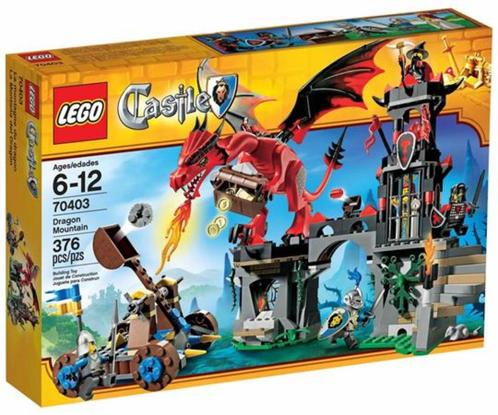 LEGO 70403 Castle Dragon Mountain, Dragon Mountain, Enfants & Bébés, Jouets | Duplo & Lego, Comme neuf, Lego, Ensemble complet