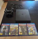 Playstation 4 + 2 consoles + gratis  4 spelletjes, 500 GB, Enlèvement, Utilisé, Avec 2 manettes