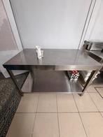 Table inox 140 cm 70cm, Maison & Meubles, Enlèvement, Comme neuf