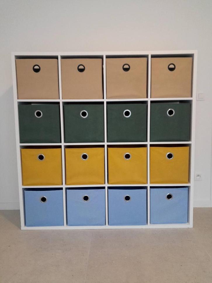 Witte vakken kast, Maison & Meubles, Armoires | Armoires murales, Comme neuf, 100 à 150 cm, Moins de 150 cm, 25 à 50 cm, Avec tiroir(s)