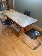 Volle eik eettafel, Huis en Inrichting, Ophalen, Gebruikt
