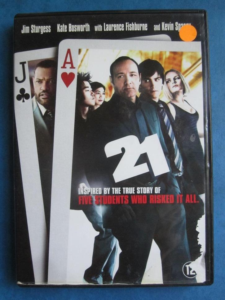 21 (2008), Cd's en Dvd's, Dvd's | Thrillers en Misdaad, Zo goed als nieuw, Maffia en Misdaad, Vanaf 12 jaar, Ophalen of Verzenden