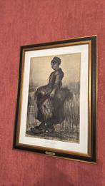 Tekening Van Gogh huiswaart gaande boerin, Ophalen