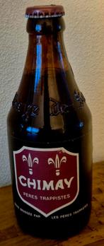 oude volle 0,33 Ltr CHIMAY bier trappist collector's item, Verzamelen, Biermerken, Ophalen of Verzenden, Zo goed als nieuw, Flesje(s)
