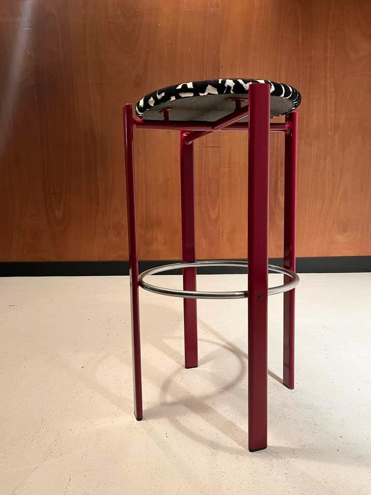 Tabouret de bar vintage - 6 dispo •LIVRAISON GRATUITE•, Maison & Meubles, Tabourets de bar, Comme neuf, Bois, Enlèvement