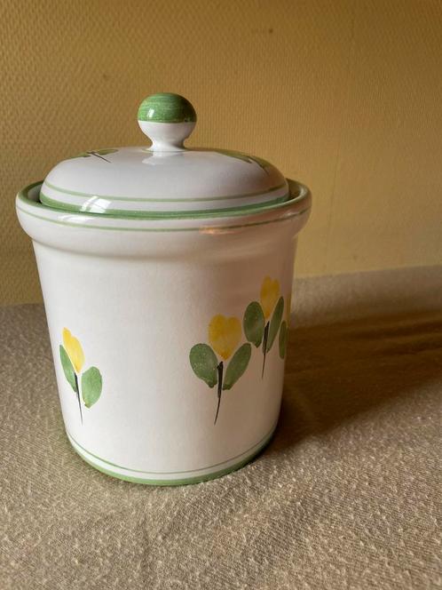 Pot décoratif avec couvercle en céramique, Maison & Meubles, Accessoires pour la Maison | Autre, Comme neuf, Enlèvement ou Envoi