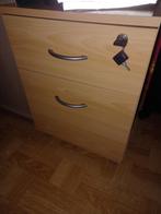 hangmapkastje op wieltjes, Huis en Inrichting, Kasten | Roldeurkasten en Archiefkasten, Ophalen, Gebruikt, Minder dan 100 cm, Met slot