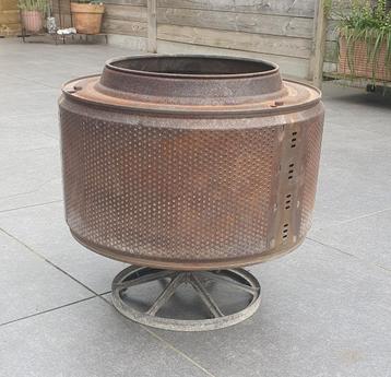 Wasmachinetrommel vuurkorf, Tuin en Terras, Ophalen, Gebruikt, Vuurkorf