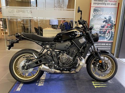 Yamaha XSR700, Midnight Black (NIEUW) PROMO, Motos, Motos | Yamaha, Entreprise, Naked bike, plus de 35 kW, 2 cylindres, Enlèvement ou Envoi