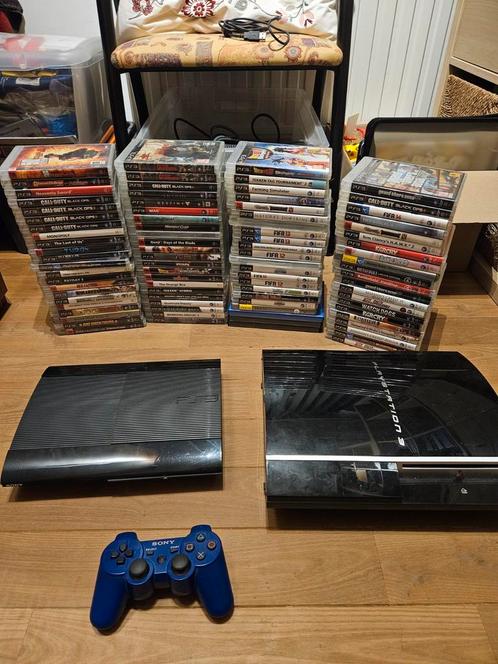 Playstation 3 500GB + games, Games en Spelcomputers, Spelcomputers | Sony PlayStation 3, Zo goed als nieuw, Phat, 500 GB, Zonder controller
