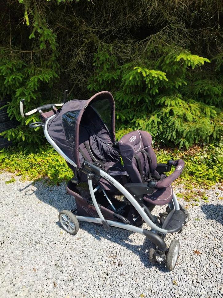 Poussette Graco Quattro tour Duo., Kinderen en Baby's, Kinderwagens en Combinaties, Gebruikt, Kinderwagen, Ophalen