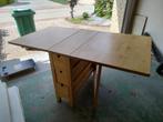 ikea klaptafel berken, perfecte staat, Huis en Inrichting, Ophalen, 100 tot 150 cm, Zo goed als nieuw, Minder dan 100 cm